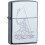 Zippo Zippo Genuine Lighter Fisherman Windproof Flame Refillable Petrol Lighter Chrome 2