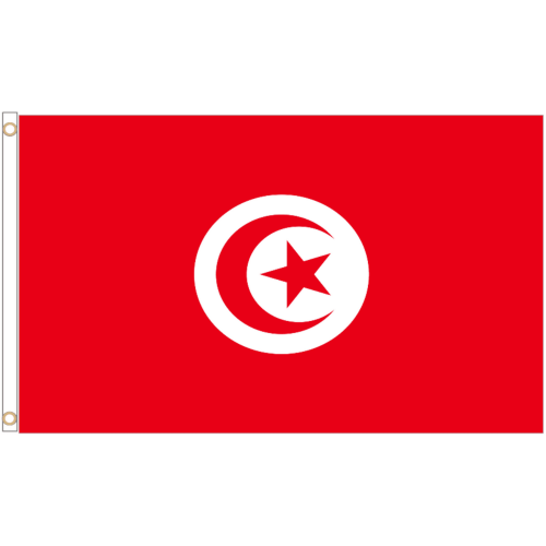 (3' x 2' - 90cm x 60cm) Tunisia National Polyester Flag