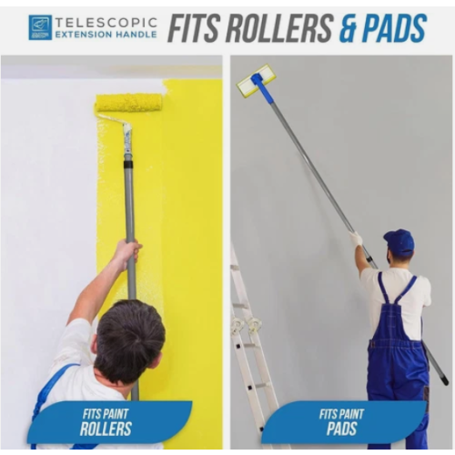 Paint Roller Extension Pole Painting Decorating Ceiling Telescopic 2