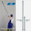 Paint Roller Extension Pole Painting Decorating Ceiling Telescopic 4