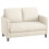 (Beige) Corduroy mini 2-Seater Sofa For Bedromm / office 3