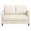 (Beige) Corduroy mini 2-Seater Sofa For Bedromm / office 4