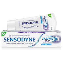 Sensodyne Rapid Relief Toothpaste, Daily Fast Relief Sensitive Toothpaste 75ml