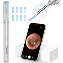 VITCOCO Otoscope Ear Camera, Ear Wax Removal Kit Camera 1920P FHD Wireless Smart Visual Ear Cleaner, 3.9mm Ear Endoscope Camera for iPhone,