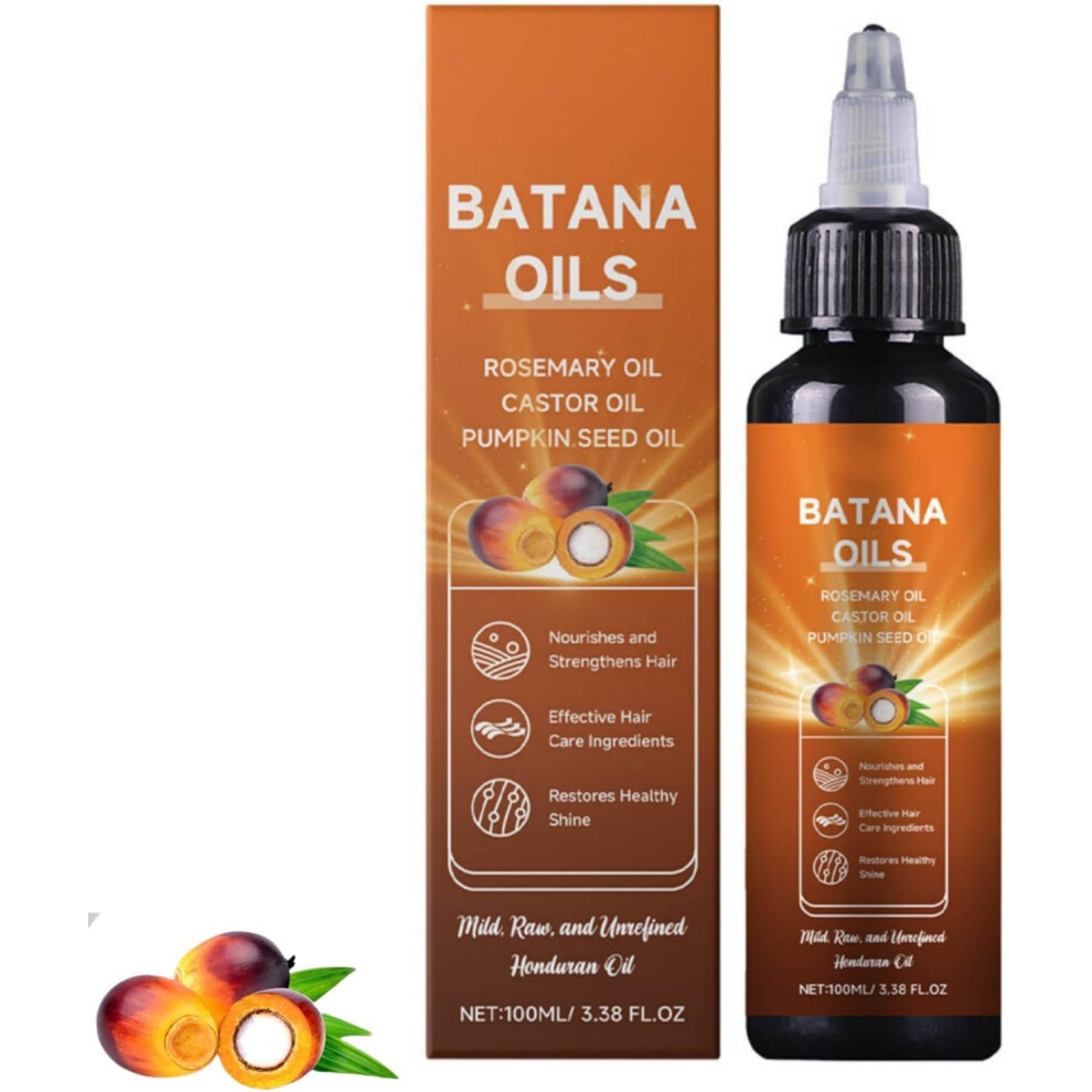 Gogerstar Batana Oil For Hair Growth — 4-In-1 Liquid Blend With Rosemary, Pumpkin Seed & Castor Oil For Strengthening Scalp Care