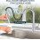 FORIOUS Kitchen Tap, Kitchen Sink Taps Mixer with Pull Down Spray, High Arc pout Swivels 360 Single Handle, Polished Chrome 2
