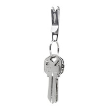 KeySmart Nano Clip: Rustfrit stål lommeclips nøgleringholder—Sikrer din nøglering og minimerer lommefyld