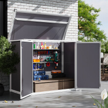 Garden Sanctuary Outdoor Garden Tool Bicycle Bin Storage Shed