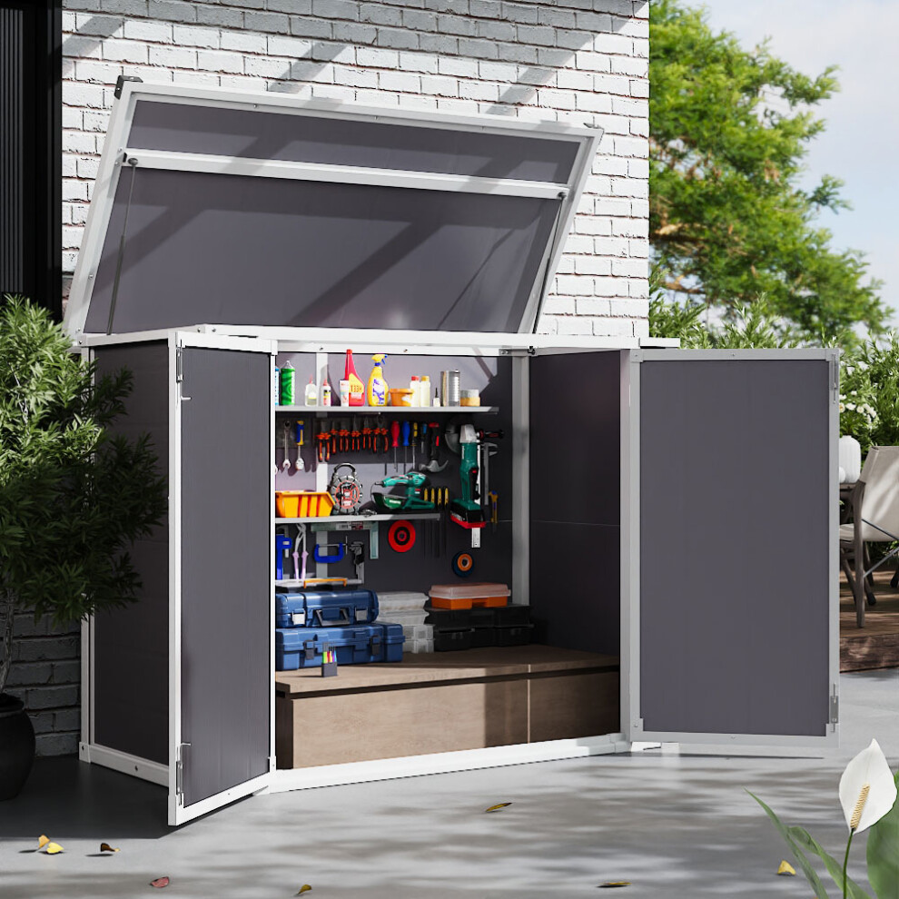 Garden Sanctuary Outdoor Garden Tool Bicycle Bin Storage Shed