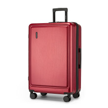 (Red, 28 inch) ABS+PC Hardshell Luggage Set With Tsa Lock 4-Piece Set 12/20/24/28 And Vanity Case