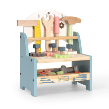 ROBUD Mini-Holzspielwerkzeug-Werkbank-Set fr Kinder und Kleinkinder Konstruktionsspielzeug, Geschenk fr 18 Monate, 2, 3, 4, 5 Jahre alte Jungen u