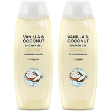 by Amazon Vanilla & Coconut Shower Gel, 2 x 500ml