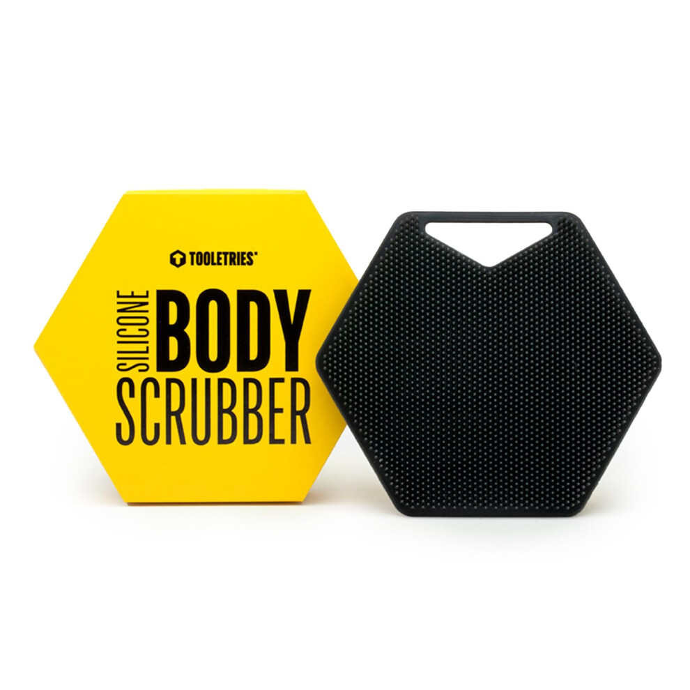 Tooletries - Body Scrubber - Silicone Exfoliating Scrubber - Bathroom & Shower Accessories for Men  Travel Essentials for Men - Durable & Lo