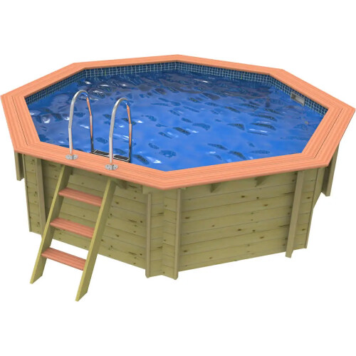 Plastica Knightsbridge Wooden Pool Package With TILEBAND