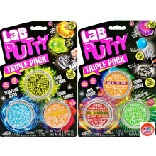 JA-RU Lab Putty Bundle Slime Set (2 Fidget Pack 6 Units) Bouncy Color Changing Toys Magnetic Putty Glow in The Dark Slime Clear Slime. Stress Reli