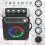 JAUYXIAN Altoparlante Bluetooth con Due Microfoni Wireless, Diffusore Portatile con Subwoofer/Tweeter 5