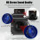 JAUYXIAN Altoparlante Bluetooth con Due Microfoni Wireless, Diffusore Portatile con Subwoofer/Tweeter 2