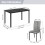 Dining Table and Chairs Set, Table & 4 Grey Chair 6