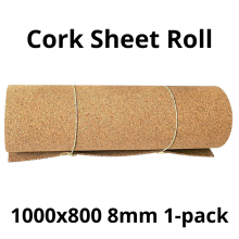 Cork Sheet Roll 8mm - 1000x800mm - 1pack
