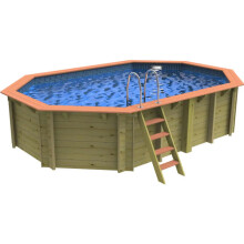 Plastica Belgravia Wooden Pool Package with Argonaut/Endurance Filtration With TILEBAND