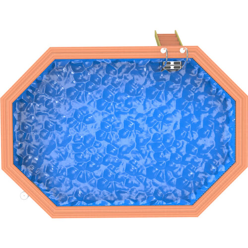 Plastica Belgravia Wooden Pool Package With TILEBAND 2
