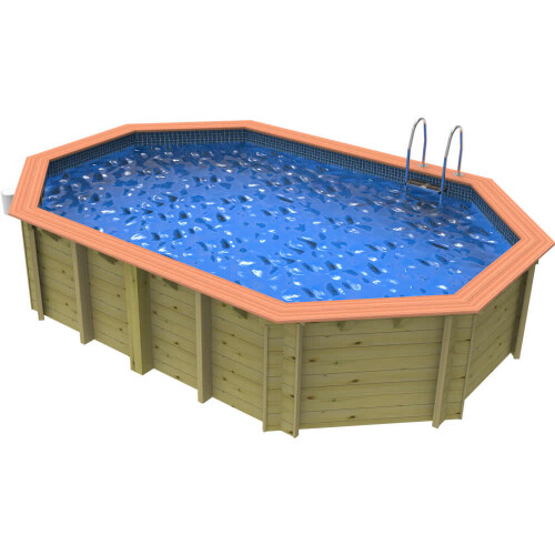 Plastica Belgravia Wooden Pool Package With TILEBAND 1