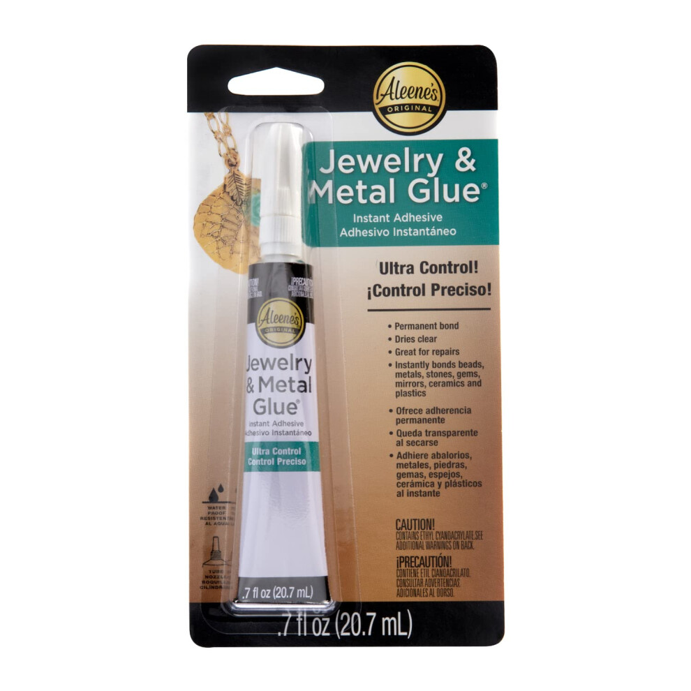 Aleene's 21709 Jewelry & Metal Instant Adhesive Transparent  .70 ounce