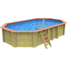Plastica Bayswater Wooden Pool Package With TILEBAND