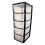 Black 5 Drawer Storage Tower Unit With Clear Spacious Drawers 1