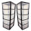 Black 5 Drawer Storage Tower Unit With Clear Spacious Drawers 2