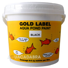 (Gold Label Paint Black 5L) GOLD LABEL POND PAINT SEALER BLACK CLEAR AQUA BLUE FISH KOI