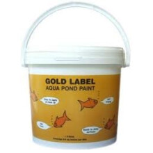 (Gold Label Paint Black 2.5L) GOLD LABEL POND PAINT SEALER BLACK CLEAR AQUA BLUE FISH KOI