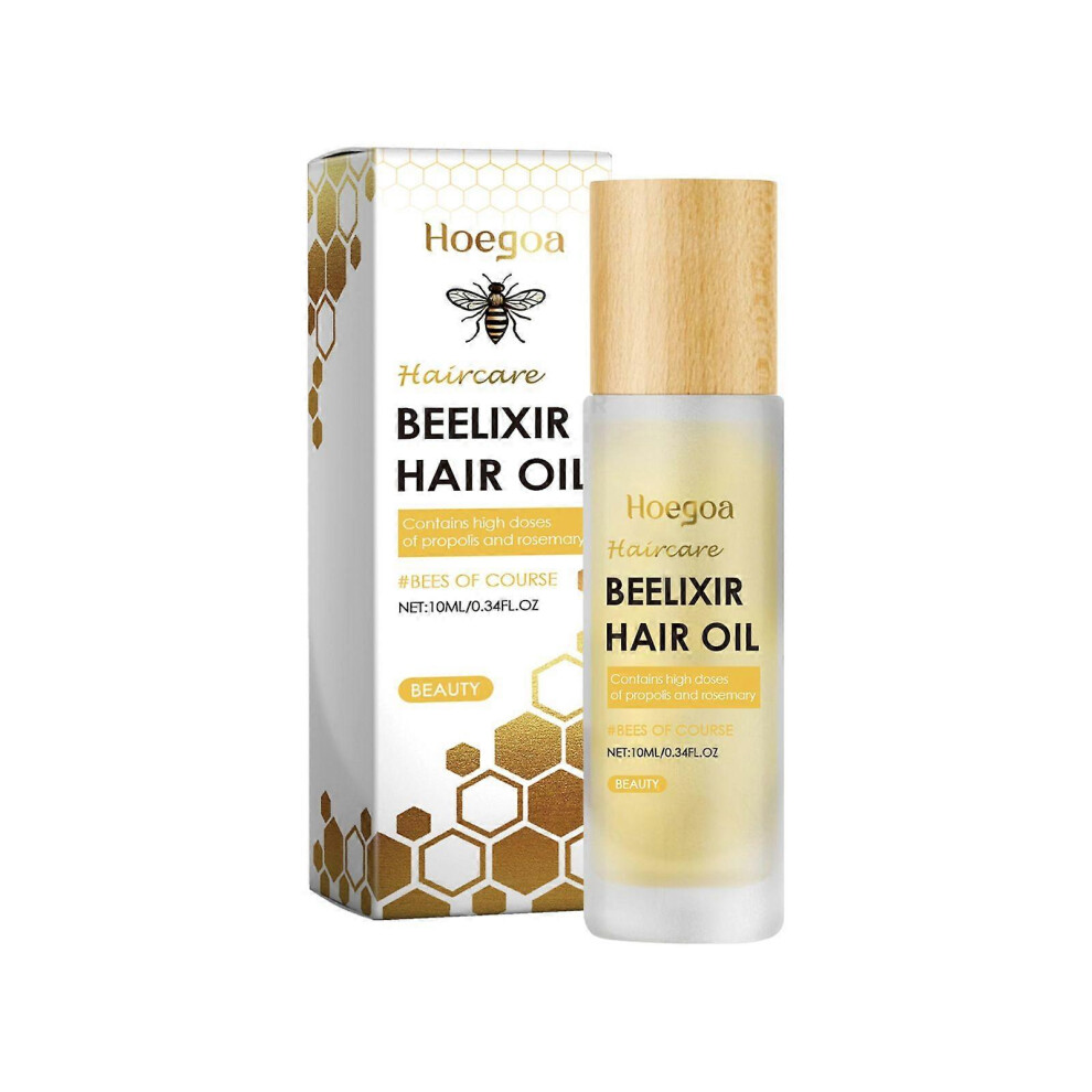(3PCS) Beelixir Hair Oil with Manuka, Propolis & Rosemary Extract Deep Moist Hair Oil 30 ml - Naturally Accelerate Hair Growth - Hair Serum for Hair and Scal