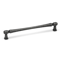 160mm Antique Silver Cabinet Handle T-Bar Pull Slim Broad Square