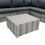 Rattan Modular 7-teiliges Möbelset – Grau 8