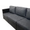 Rattan Modular 7-teiliges Möbelset – Schwarz 10