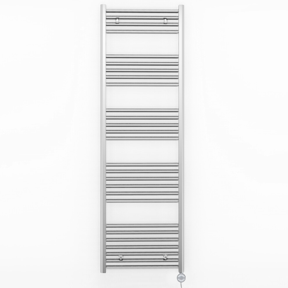 (550 X 1600Mm (Btu: 1808), With Moa Thermostatic Element) 550Mm Wide Chrome Electric Towel Rail With Thermostatic Element 5056616502891