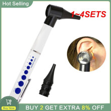 (Style A 2sets)1~4SETS Otoscope Otoscope Ease Of Use Electric Otoscope Ear Care 10x Magnification Otoscope High Definition Quick Check