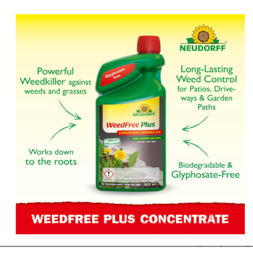 Neudorff 613818 WeedFree Plus Concentrated Weedkiller 1020ML 2