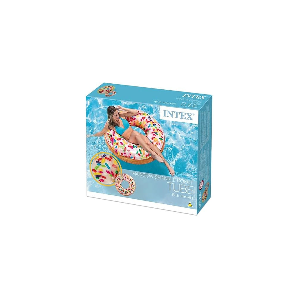 Intex 56263NP Sprinkle Donut Tube Toy, Nylon/A, 39'(99cm x 25cm)