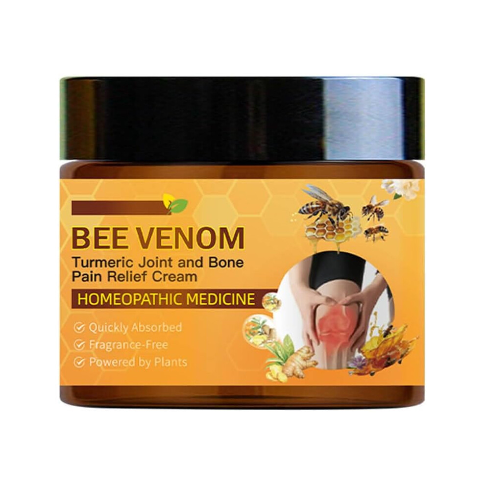 Gogerstar Cream Bee Venom&Turmeric Joint And Bone Pain Relief Professional Bee Venom Joint And Bone Pain Relief Gel,Bee Venom Joint Relief Gel Effective Relief