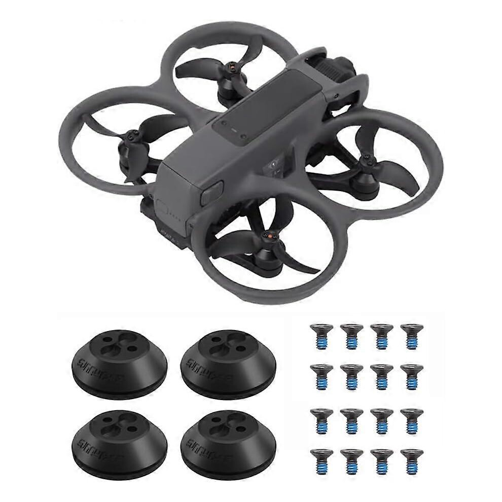(Black) Avata 2 Motor Cover Cap for DJI Avata 2 Drone Accessories, Dust-Proof Waterproof Aluminium Motor Protector Cap for DJI Avata 2
