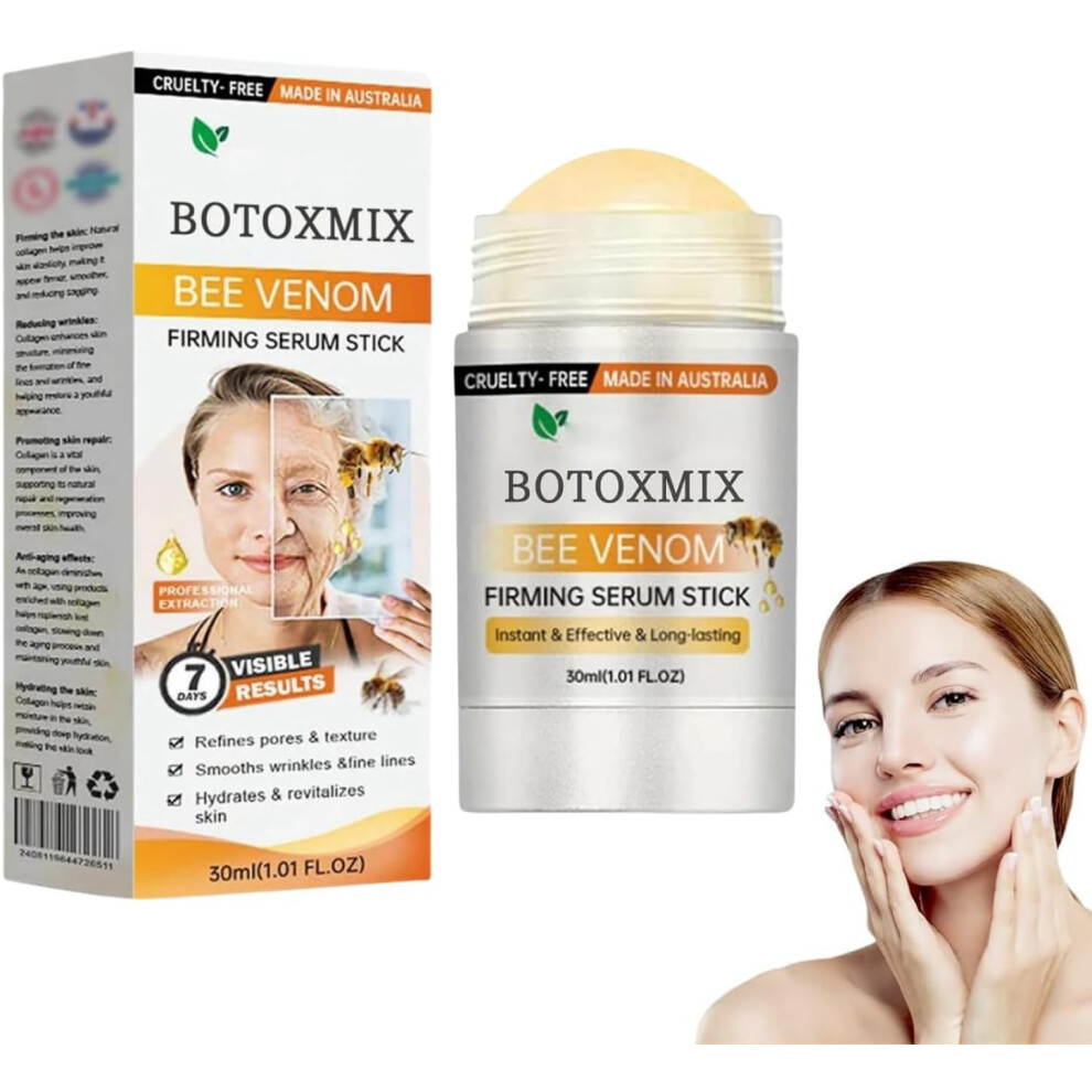 Gogerstar Bee Venom Firming Serum, Anti-Aging Face Serum, Lifting&Tightening Serum, Bee Venom Wrinkle Removal Bee Venom Retinol Serum For Face Cream