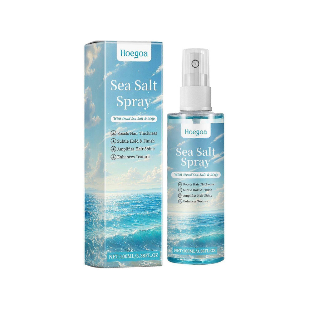 (3PCS) Sea Salt Spray, Salt Water Spray for Fuller Hair & Stable Texture, Salt Spray & Sea Salt Hair Styling Sea Salt Spray for Hair Volume Men and Women