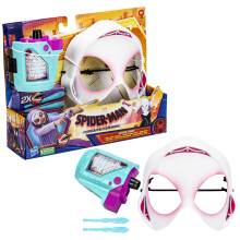 Spider-Gwen Web-Shot Slinger Maske og Blaster-Sæt – Marvel Spider-Verse Web-Skud Legetøj til børn fra 5 år og derover