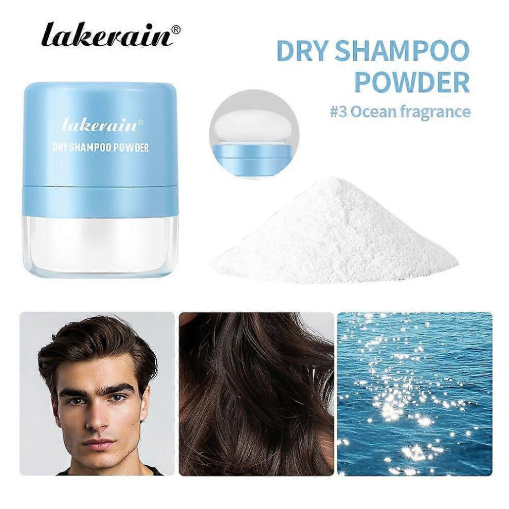 (blue) Dry Shampoo Powder, Dry Shampoo Volume Powder, Lightweight & Volumizing Hair Powder for Women and Men, Oil Control Travel Size Dry Shampoo