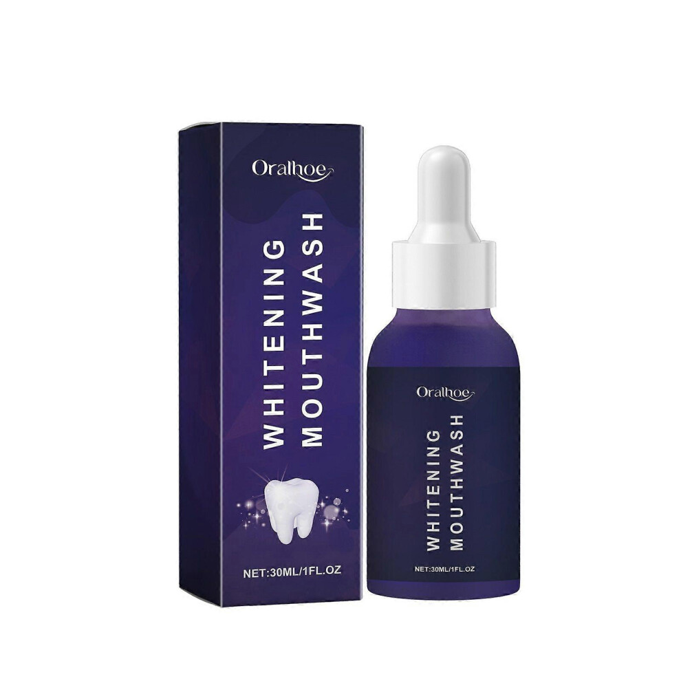 (1PCS) Whitening Mouthwash, Purple Teeth Whitening Mouthwash, Colour Corrector Mouthwash, Purple Mouthwash for Tooth Stain Removal, Fresh Breath