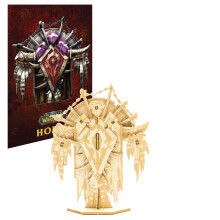 World of Warcraft Horde 3D Wood Puzzle Model Figure Kit (19 te?.) & af?sa - ?atas?e??ste ?a? ????af?ste ??a a?t???af? 3-D ???te?pa????d??? ????? ????a