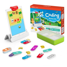 Osmo - Kit di base per la programmazione per iPhone e iPad - 3 giochi didattici educativi - Et   5-10+ Impara a programmare - Puzzle di base - Gio