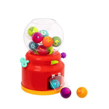 Battat - Bubble Dispenser For Kids - Mini Vending Machine Toy - 10 Colorful Number Balls - Numbers & Colors Gumball Machine - Toddlers - 12 Months +